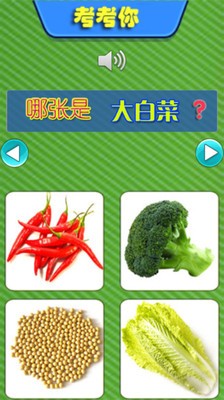 儿童教育游戏学蔬菜