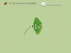 萝卜家园Windows10系统64位优化精简版 V2023.06
